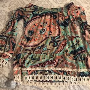 Judith March off the shoulder top